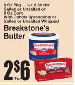 SuperFresh Breakstone's Butter offer