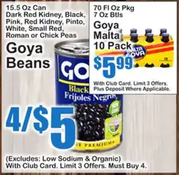 SuperFresh Goya Beans offer