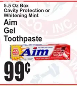 SuperFresh Aim Gel Toothpaste offer