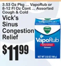 SuperFresh Vick's Sinus Congestion Relief offer