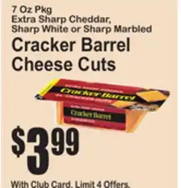 SuperFresh Cracker Barrel Cheese Cuts offer