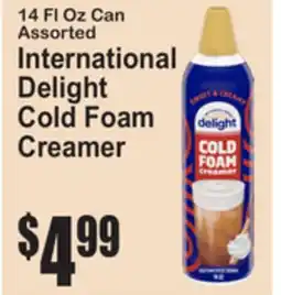 SuperFresh International Delight Cold Foam Creamer offer
