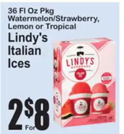 SuperFresh Lindy's Italian Ices offer