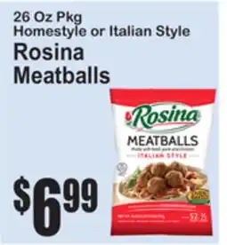 SuperFresh Rosina Meatballs offer