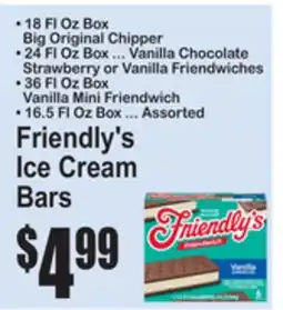 SuperFresh Friendly's Ice Cream Bars offer