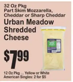 SuperFresh Urban Meadow Shredded Cheese offer