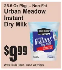 SuperFresh Non-Fat Urban Meadow Instant Dry Milk offer