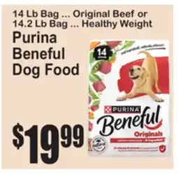 SuperFresh Purina Beneful Dog Food offer