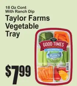 SuperFresh Taylor Farms Vegetable Tray offer