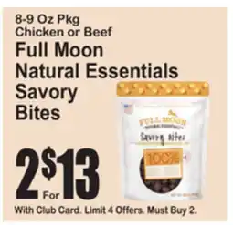 SuperFresh Full Moon Natural Essentials Savory Bites offer