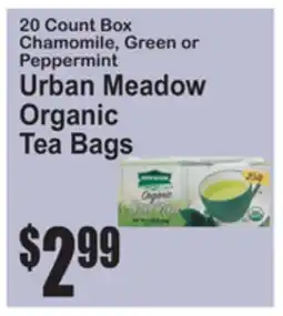 SuperFresh Urban Meadow Organic Tea Bags offer