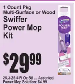 SuperFresh Swiffer Power Mop Kit offer