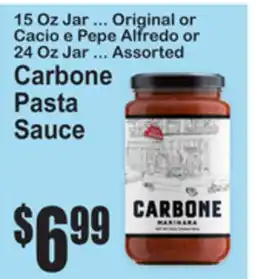 SuperFresh Carbone Pasta Sauce offer