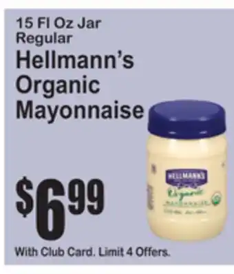 SuperFresh Hellmann's Organic Mayonnaise offer