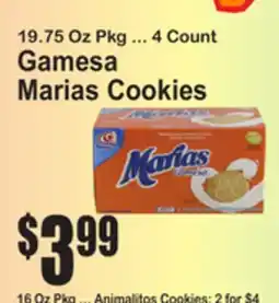 SuperFresh Gamesa Marias Cookies offer