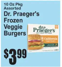 SuperFresh Dr. Praeger's Frozen Veggie Burgers offer