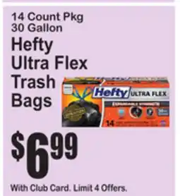 SuperFresh Hefty Ultra Flex Trash Bags offer