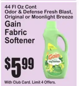 SuperFresh Gain Fabric Softener offer
