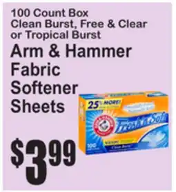 SuperFresh Arm & Hammer Fabric Softener Sheets offer