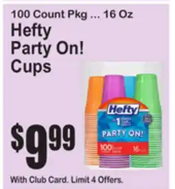 SuperFresh Hefty Party On! Cups offer