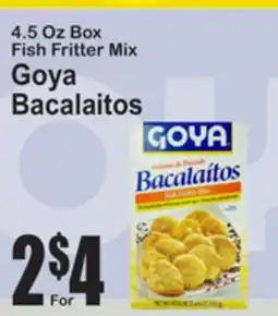 SuperFresh Goya Bacalaitos offer