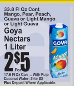 SuperFresh Goya Nectars offer