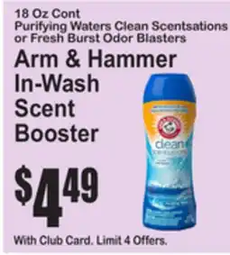 SuperFresh Arm & Hammer In-Wash Scent Booster offer