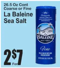 SuperFresh La Baleine Sea Salt offer