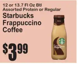 SuperFresh Starbucks Frappuccino Coffee offer
