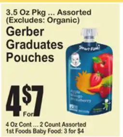 SuperFresh Gerber Graduates Pouches offer