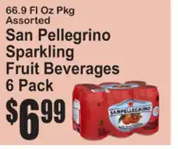 SuperFresh San Pellegrino Sparkling Fruit Beverages offer
