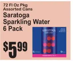 SuperFresh Saratoga Sparkling Water offer