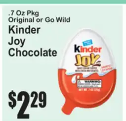 SuperFresh Kinder Joy Chocolate offer