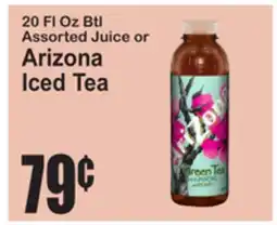 SuperFresh 20 Fl Oz Btl Assorted Juice or Arizona Iced Tea offer