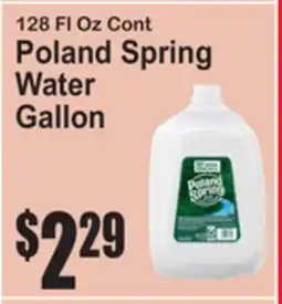 SuperFresh Poland Spring Water Gallon offer