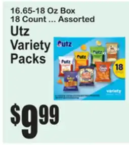 SuperFresh Utz Variety Packs offer