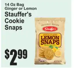 SuperFresh Stauffer's Cookie Snaps offer