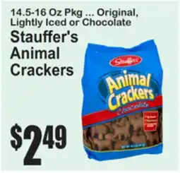 SuperFresh Stauffer's Animal Crackers offer