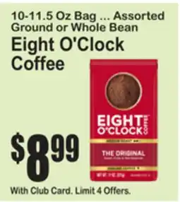 SuperFresh Eight O'Clock Coffee offer