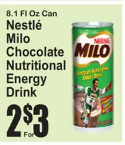 SuperFresh Nestlé Milo Chocolate Nutritional Energy Drink offer