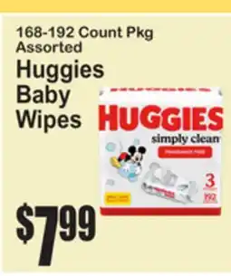 SuperFresh Assorted Huggies Baby Wipes offer