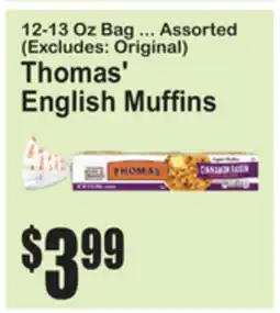 SuperFresh Thomas' English Muffins offer