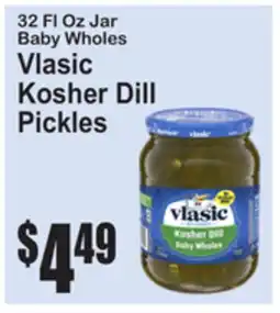 SuperFresh Vlastic Kosher Dill Pickles offer