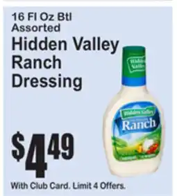 SuperFresh Hidden Valley Ranch Dressing offer