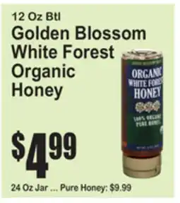 SuperFresh Golden Blossom White Forest Organic Honey offer