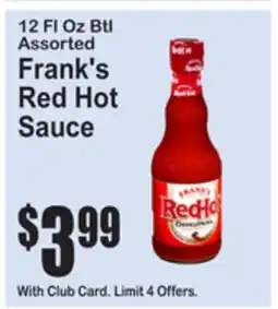SuperFresh Frank's Red Hot Sauce offer