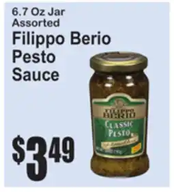 SuperFresh Filippo Berio Pesto Sauce offer