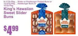 SuperFresh King's Hawaiian Sweet Slider Buns offer