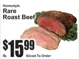 SuperFresh Homestyle Rare Roast Beef offer