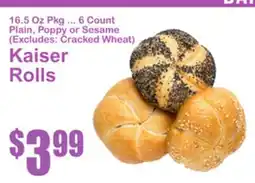 SuperFresh Kaiser Rolls offer